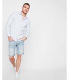 Express Mens Slim Striped Button Down