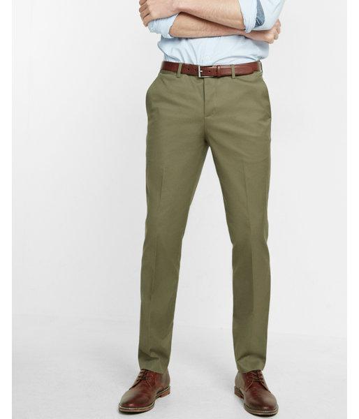 Express Mens Slim Fit Stretch Cotton Photographer Dress Pant