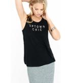 Express Women's Tanks Express One Eleven Uptown Chic Graphic Tank