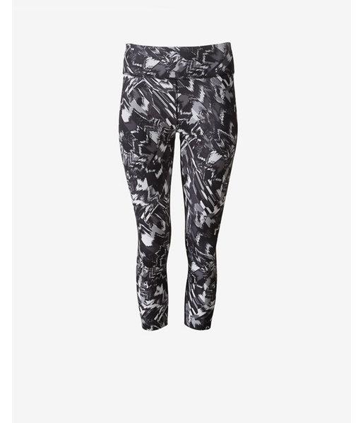 Express Womens Abstract Zigzag Exp Core Compression Crop