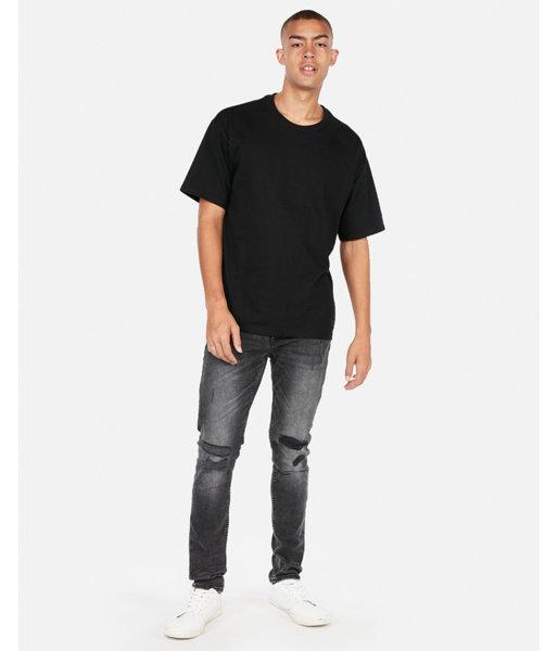 Express Mens Oversized Drop Shoulder Crew Neck Tee