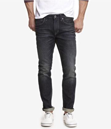 Express Mens Alec Super Skinny Jean Blue W34