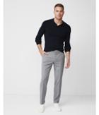 Express Mens Slim Gray Houndstooth Dress Pant