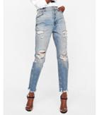 Express Womens Express Womens Super High Waisted Vintage Skinny 100% Cotton Ankle Jeans