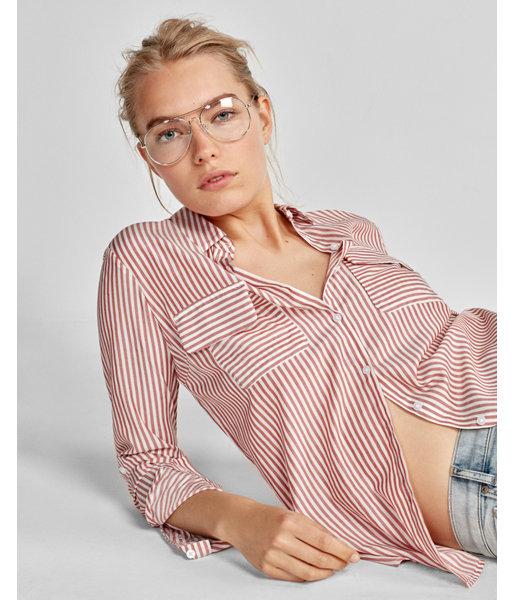 Striped City Shirt By Express
