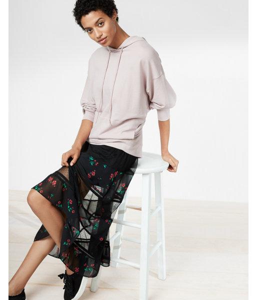 Express Oversized Long Sleeve Popover Hoodie