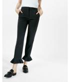Express Cropped Bell Flare Dress Pant
