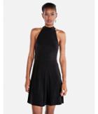 Express Womens Halter Neck Fit And Flare Dress