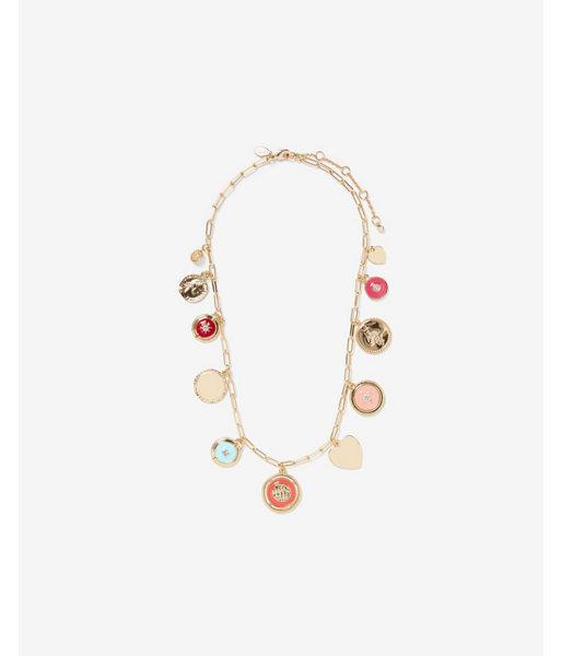 Express Womens Mixed Charm Necklace