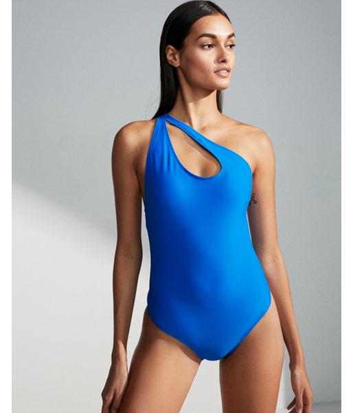 Express Womens Strappy One Shoulder One-piece
