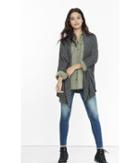 Express Women's Sweaters & Cardigans Textured Stitch Cocoon Cover-up