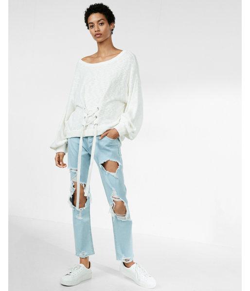 Express Petite Corset Popover
