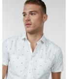 Express Geometric Print Cotton Short