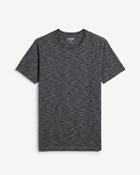 Express Mens Slim Stretch Slub Crew Neck T-shirt
