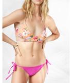 Express Floral Reversible Wrap Halter Bikini