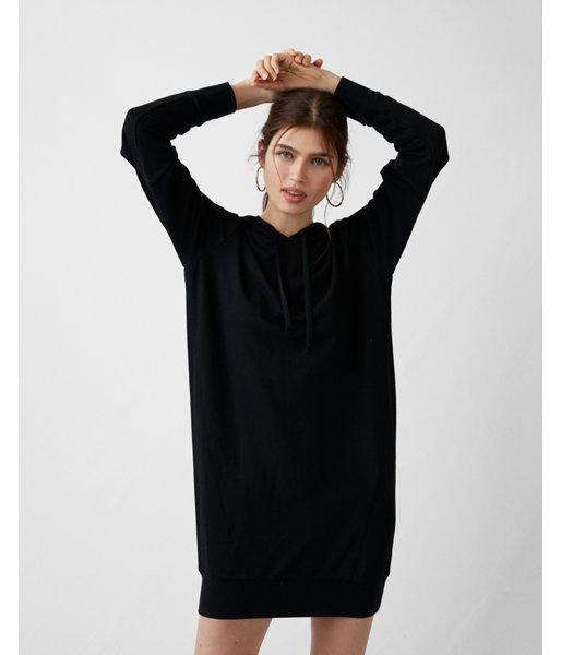 Express Womens Express One Eleven Slash Sleeve Sweatshirt Dress