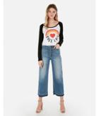 Express Womens Express Womens Express One Eleven More Love Cropped Graphic Baseball Tee