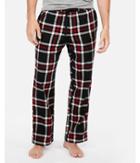 Express Mens Express Weekend Double Brushed Plaid Flannel Pant