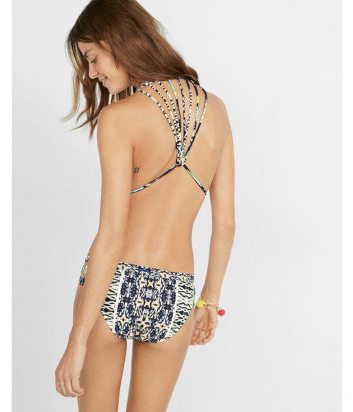 Express Womens Ikat Strappy Bralette Bikini
