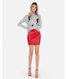 Express Womens Lightning Bolt Cropped Pullover