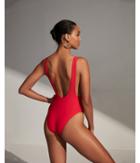 Express Womens High Leg One-piece