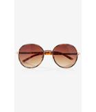 Express Women's Sunglasses Tortoise Shell Small Round