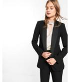 Express Womens Long-sleeve Tuxedo Jacket