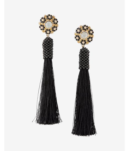 Express Tassel Post Back Earrings