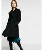Express Womens Fit And Flare Peacoat