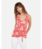 Express Womens Express One Eleven Floral Tie Front Easy Tank