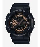 Express G-shock Extra Large Black And Rose Gold Watch