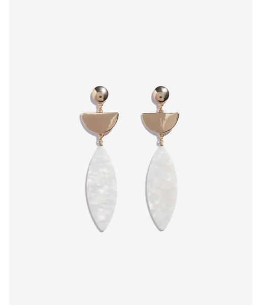 Express Womens Resin Drop Earrings