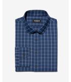 Express Mens Express Mens Slim Plaid Button-down Wrinkle-resistant Performance Dress