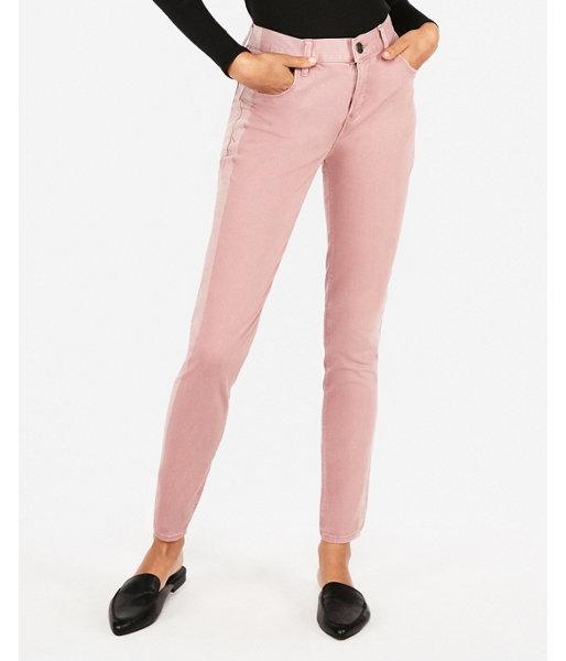 Express Womens Mid Rise Side Stripe Stretch
