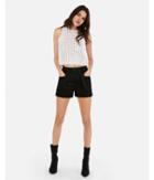 Express Womens Olivia Culpo Cropped Crochet Sleeveless