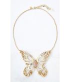 Express Women's Jewelry Capwell Grace Butterfly Necklace
