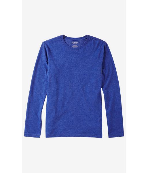 Express Men's Tees Heathered Long Sleeve