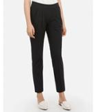 Express Womens Mid Rise Pinstripe Pull-on Ankle Pant