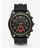 Express Mens Black Rivington Oversized Multi-function Watch