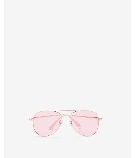 Express Womens Gold Frame Aviator