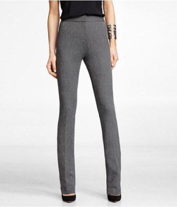 Womens Tweed Lean Trouser Gray 00