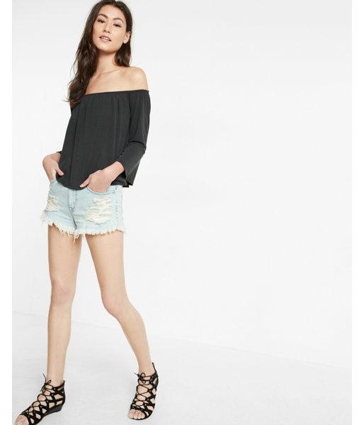 Express Womens Express One Eleven Off The Shoulder Bell