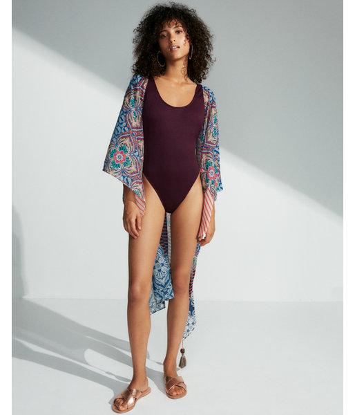 Express Womens Paisley Floral Open Cover-up