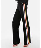 Express Womens High Waisted Varsity Stripe Track Pant