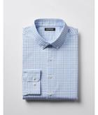 Express Mens Slim Check Button-down Cotton Dress