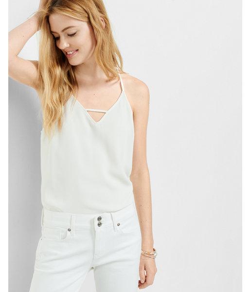 Express Womens Hourglass Racerback Cut Out Cami