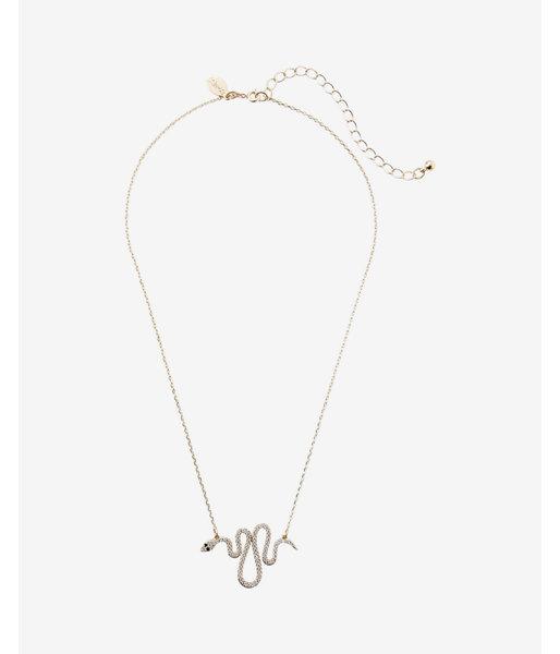 Express Pav Snake Pendant Necklace