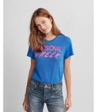 Express Womens Mimosional Wreck Graphic Tee