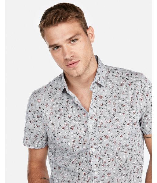 Express Mens Classic Small Floral Short