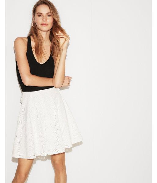 Express Womens Side Tie Flared